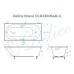 Ванна из искусственного камня Delice Bravo 180x70 глянцевая с ручками хром DLR330064R-G