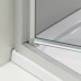 Душевой уголок GuteWetter Practic Square GK-402 левая 90x90 см стекло бесцветное, профиль матовый хром