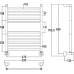 Полотенцесушитель водяной Margaroli Mini 3-484 хром