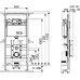 Система инсталляции для унитазов TECE TECElux 9 600 100