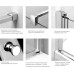 Душевой уголок Radaway EOS KDD-B 100x100 интимато