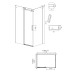 Душевое ограждение Grossman Classic 120.K33.04.1180.21.00 110x80