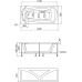Акриловая ванна 1MarKa Elegance 160х70