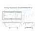 Ванна из искусственного камня Delice Diapason 175x75 матовая с черными ручками DLR330066RB-M