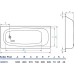 Стальная ванна Koller Pool 120x70 см