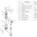 Смеситель Wasserkraft Dinkel 5803 для раковины