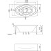 Акриловая ванна 1MarKa Nega 170x95