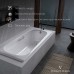 Чугунная ванна Vinsent Veron Concept 140x70x42 с дугообразными ручками цвет никель