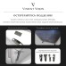 Чугунная ванна Vinsent Veron Concept 140x70x42 с дугообразными ручками цвет никель