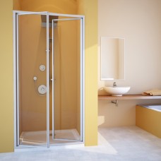 Душевая дверь в нишу GuteWetter Practic Door GK-402 68-72 см стекло бесцветное, профиль матовый хром 