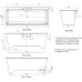 Ванна из искусственного камня Цвет и Стиль Мечта 150x80