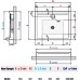 Поддон для душа Novellini New Olympic 90x90 см высокий