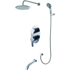 Душевой комплект Lemark Atlantiss LM3222C С ВНУТРЕННЕЙ ЧАСТЬЮ 