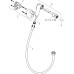 Гигиенический душ Hansgrohe 32127000 со шлангом 1,25 м