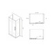 Душевое ограждение Abber Schwarzer Diamant AG30120BH-S80B-S80B 120x80