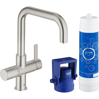 Смеситель Grohe Blue Pure 31299DC1 для кухонной мойки с фильтром