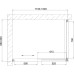 Душевой уголок Vegas Glass ZP+ZPV 120*90 07 01 профиль матовый хром, стекло прозрачное