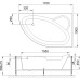 Акриловая ванна Royal Bath Alpine RB 819102 R 170x100