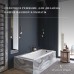 Чугунная ванна Vinsent Veron Square 140x70x45 с антискользящим покрытием