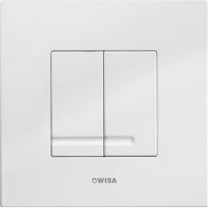 Кнопка смыва Wisa XS Delos DF белая 