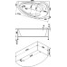 Акриловая ванна Bas Фэнтази 150x88 R