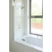 Шторка на ванну GuteWetter Lux Pearl GV-102 левая 80 см стекло бесцветное, профиль хром