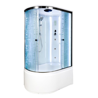 Душевая кабина AvaCan EM5012R LED+GM 120x90 с гидромассажем
