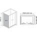Душевой уголок RGW Classic CL-43 (1560-1610)x900 чистое стекло