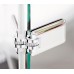 Душевая дверь в нишу GuteWetter Trend Door GK-862BP левая 110 см стекло бесцветное Two, профиль хром
