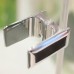 Душевая дверь в нишу GuteWetter Trend Door GK-862BP левая 110 см стекло бесцветное Two, профиль хром