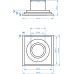 Душевой трап Magdrain C01Q5-N(3.0)