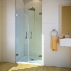 Душевая дверь в нишу GuteWetter Lux Door GK-002 95 см стекло бесцветное, фурнитура хром 