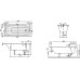 Акриловая ванна Villeroy & Boch Oberon 160x70 UBQ160OBE2V-01 alpin