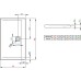 Поддон для душа Radaway Argos D90x100