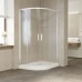 Душевой уголок Vegas Glass ZS-F 120*80 01 02 профиль белый, стекло шиншилла
