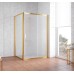 Душевой уголок Vegas Glass ZP+ZPV 140*90 09 10 профиль золото, стекло сатин