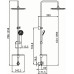 Душевая стойка Lemark LM8802C