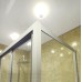 Душевой уголок GuteWetter Practic Rectan GK-403 левая 100x80 см стекло бесцветное, профиль матовый хром