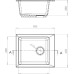 Мойка кухонная GranFest Practic GF-P505 серый
