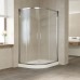 Душевой уголок Vegas Glass ZS-F 120*110 08 02 профиль глянцевый хром, стекло шиншилла