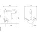 Смеситель La Torre Leonardo 23702RE.OR золото, для раковины