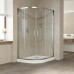 Душевой уголок Vegas Glass ZS-F 120*100 08 01 профиль глянцевый хром, стекло прозрачное