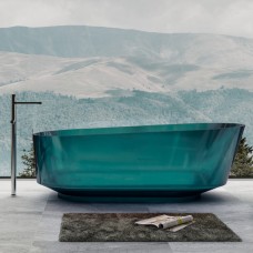 Прозрачная ванна ABBER Kristall AT9706Aquamarin 170x80