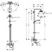 Душевая стойка Hansgrohe Croma Select E 180 2 jet 27352400