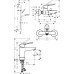 Душевой комплект Hansgrohe SET Logis E 100 (c)