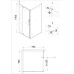 Душевое ограждение Niagara NG-43-9AG-A90G 90x90