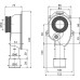 Сифон для писсуара AlcaPlast A45C вертикальный
