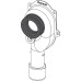 Сифон для писсуара AlcaPlast A45C вертикальный