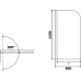 Шторка на ванну RGW Screens SC-05 800x1500 стекло чистое
