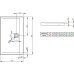 Поддон для душа Radaway Argos D90x110